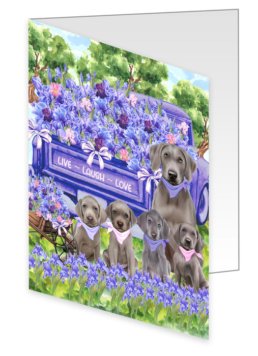Weimaraner Greeting Cards & Note Cards: Explore a Variety of Designs, Custom, Personalized, Invitation Card with Envelopes, Gift for Dog and Pet Lovers