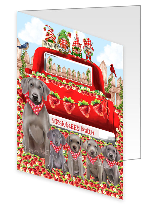 Weimaraner Greeting Cards & Note Cards with Envelopes, Explore a Variety of Designs, Custom, Personalized, Multi Pack Pet Gift for Dog Lovers