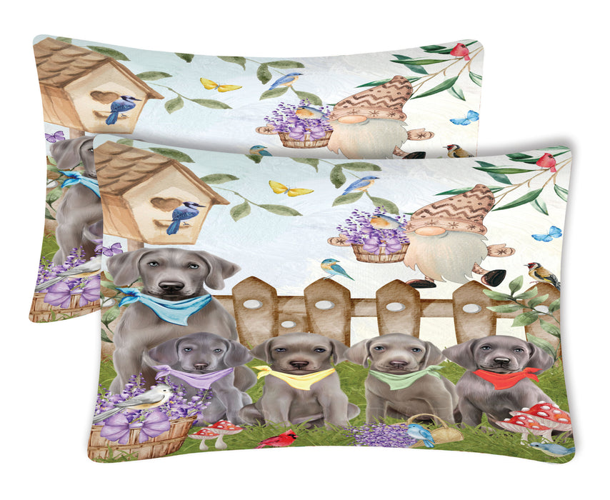 Weimaraner Pillow Case, Explore a Variety of Designs, Personalized, Soft and Cozy Pillowcases Set of 2, Custom, Dog Lover's Gift