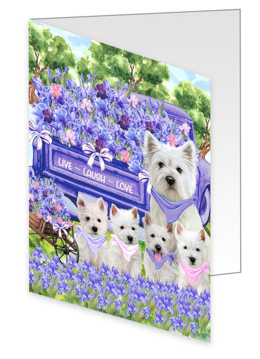West Highland Terrier Greeting Cards & Note Cards, Explore a Variety of Personalized Designs, Custom, Invitation Card with Envelopes, Dog and Pet Lovers Gift