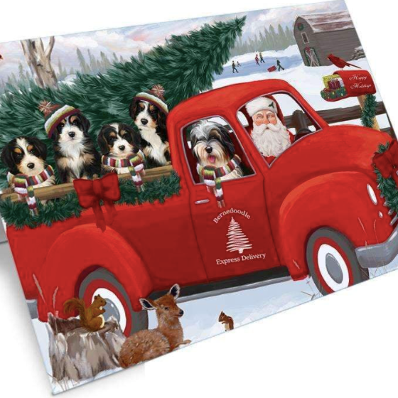 A Smart Way to Make Your Christmas Décor Interesting With Dog Printed Greeting Cards