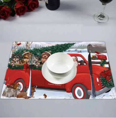 Christmas Express Delivery Red Truck custom products to organize luxurious Christmas decor of your Dog