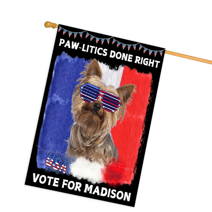 Paw-litics Done Right, Vote Dogs 2024 Yard Sign, Political House Flag, Custom Dog Flag For Dog Lovers, 4th of July Flag, Digital Download