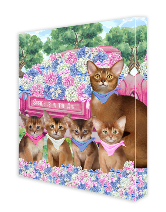 Abyssinian Cat Canvas: Explore a Variety of Designs, Custom, Personalized, Digital Art Wall Painting, Ready to Hang Room Decor, Gift for Pet Lovers
