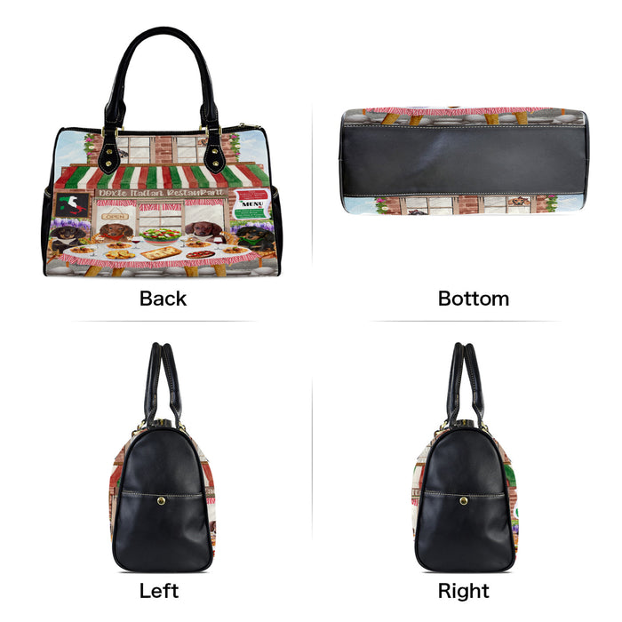 Doxie Italian Restaurant Dachshund Dog Boston Handbag