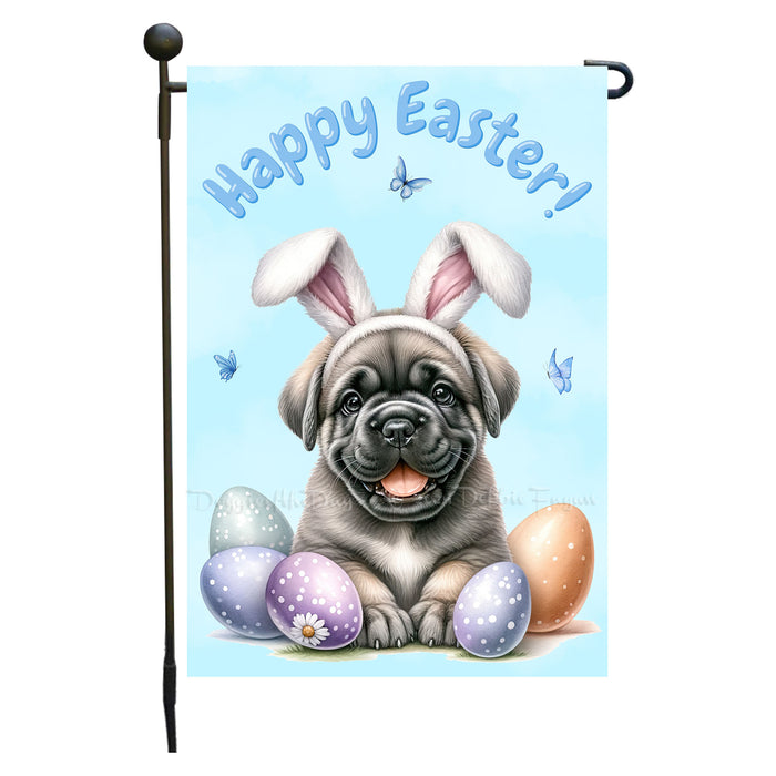 Cane Corso Dog Spring Easter Garden Flag Puppy Eggs Outdoor Yard Porch Décor 12x18 Inch Single Side and Double Sided
