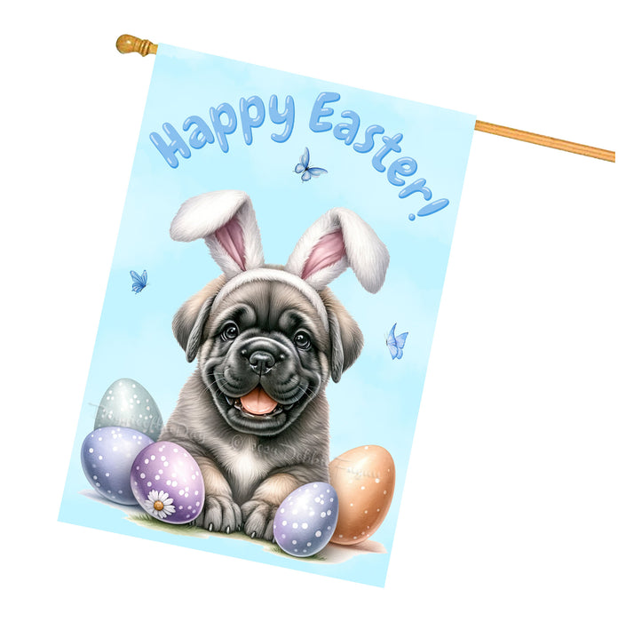 Cane Corso Dog Easter House Flag Double Sided 28x40 Spring Yard Garden Farmhouse Decor