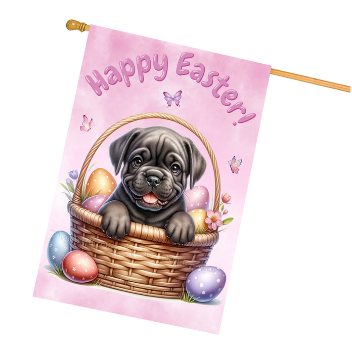 Cane Corso Easter House Flag 28x40 Double Sided Dog Spring Outdoor Yard Farmhouse Holiday Decor
