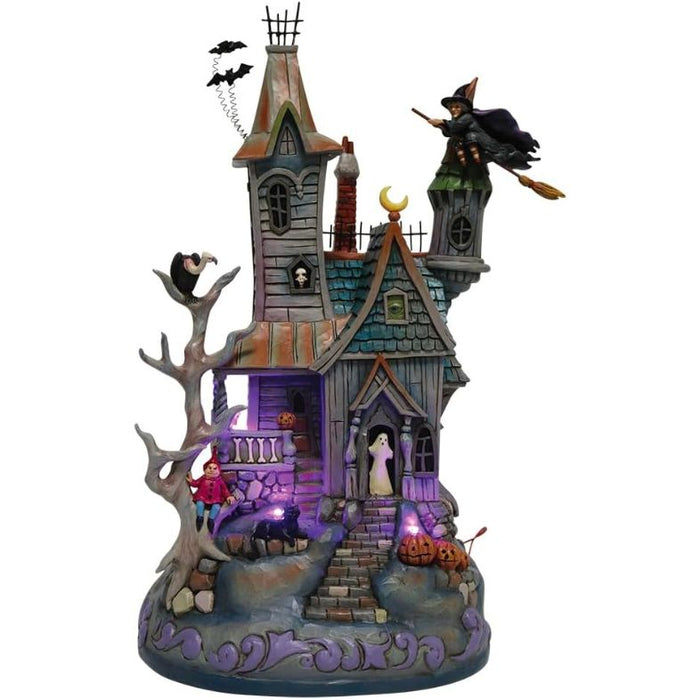 Enesco Jim Shore Heartwood Creek Four Seasons Welcome are The Wicked Haunted House