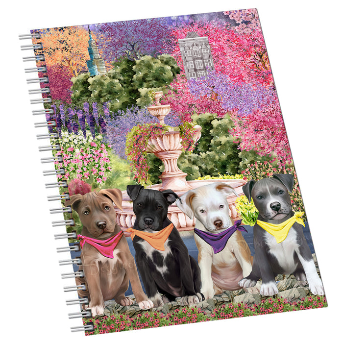 Floral Park Pit Bull Dogs Notebook