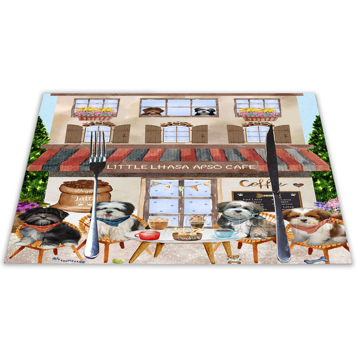 Little Lhasa Apso Cafe Dogs Placemat