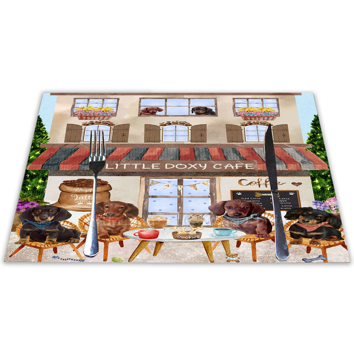 Little Doxy Cafe Dachshund Dogs Placemat