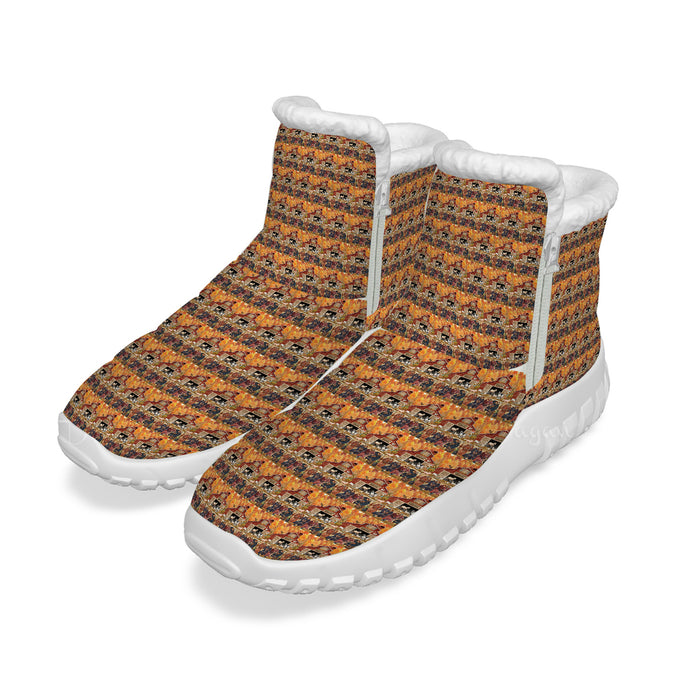 Furry Friends Barnyard Dachshund Dogs Snow Boots Small Pattern