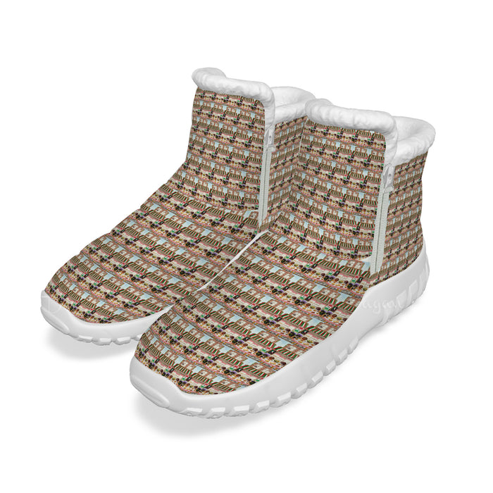 Dachshund Dogs Snow Boots - Little Cafe Dog Restaurant