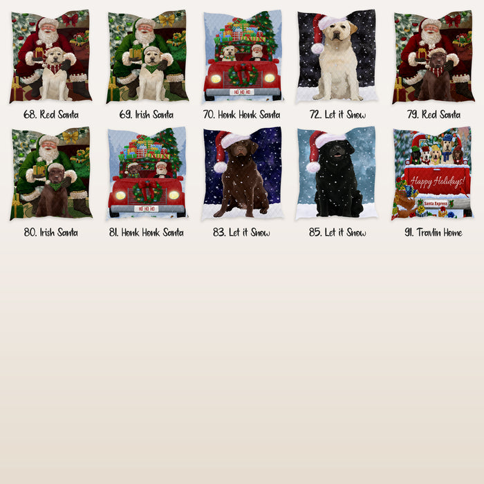 Labrador Retriever Quilt Personalized Dog Bed Coverlet Bedspread - Many Designs Available