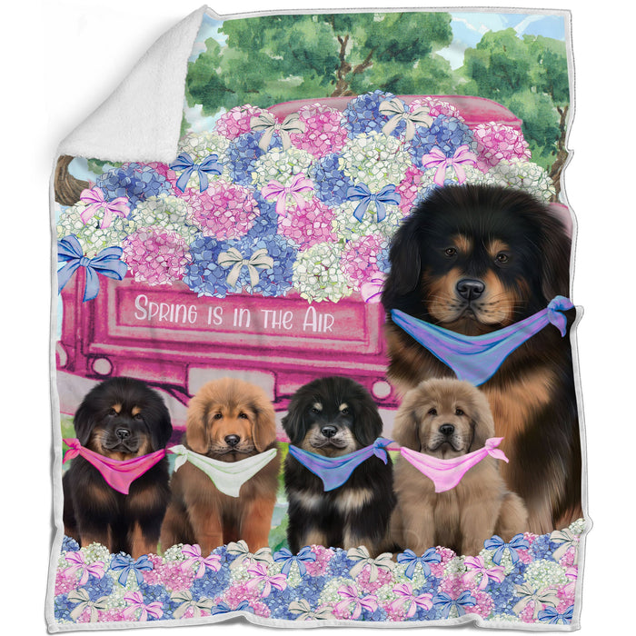 Tibetan Mastiff Blanket: Explore a Variety of Designs, Cozy Sherpa, Fleece and Woven, Custom, Personalized, Gift for Dog and Pet Lovers