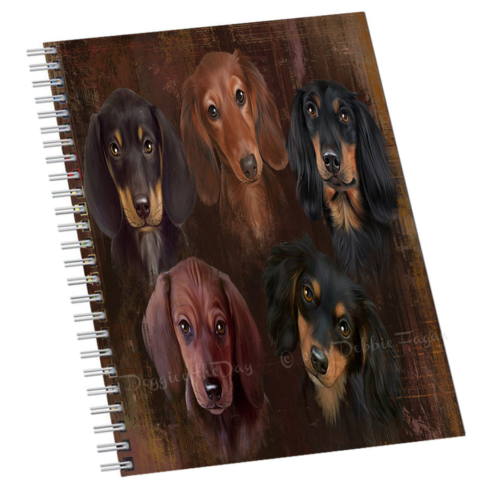 Rustic Dachshund Dog Notebook