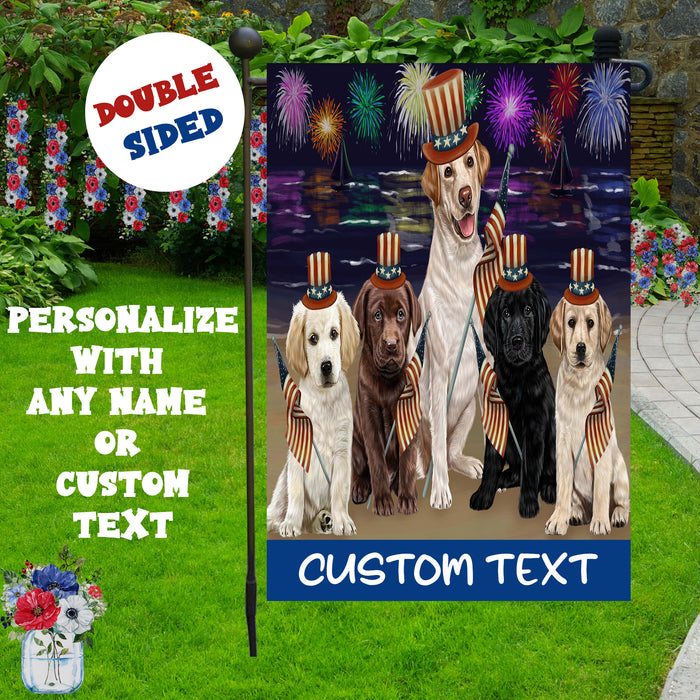 Labrador Retriever Garden Flags Personalized Double Sided Yard Decoration Many Designs Available
