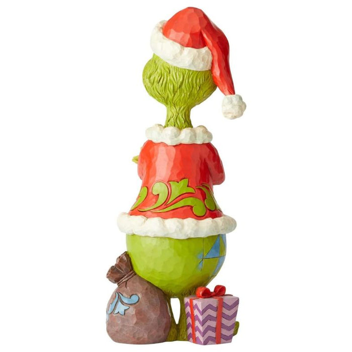 Enesco Dr. Seuss The Grinch by Jim Shore Arms Folded Figurine, 20 Inch, Multicolor