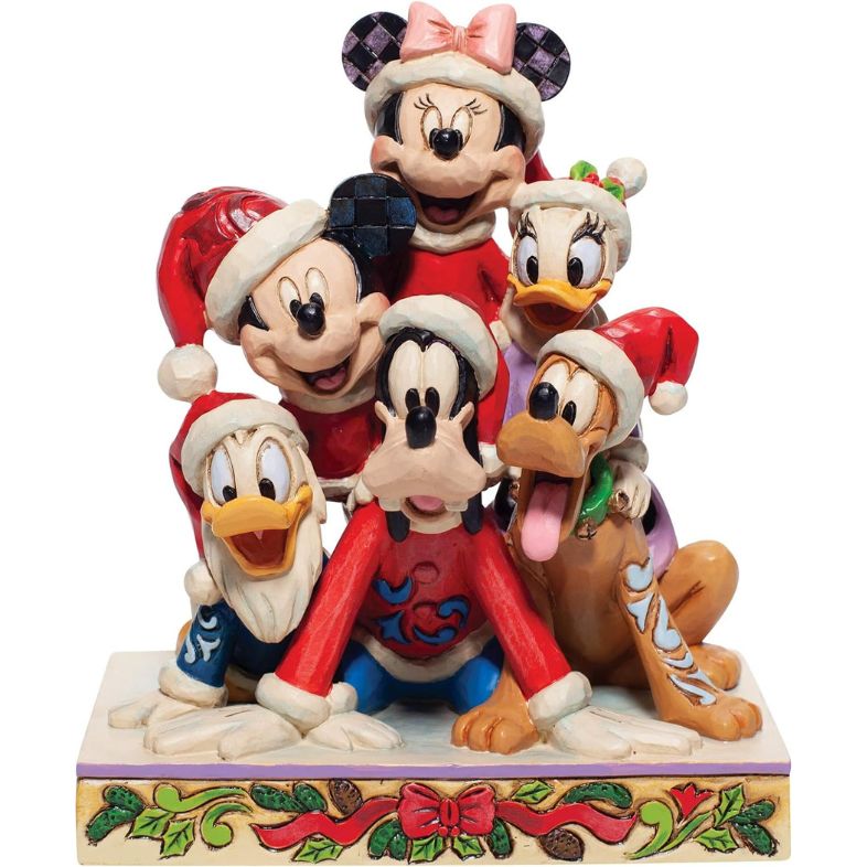 Enesco Jim Shore Disney Traditions Christmas Mickey Mouse and Friends