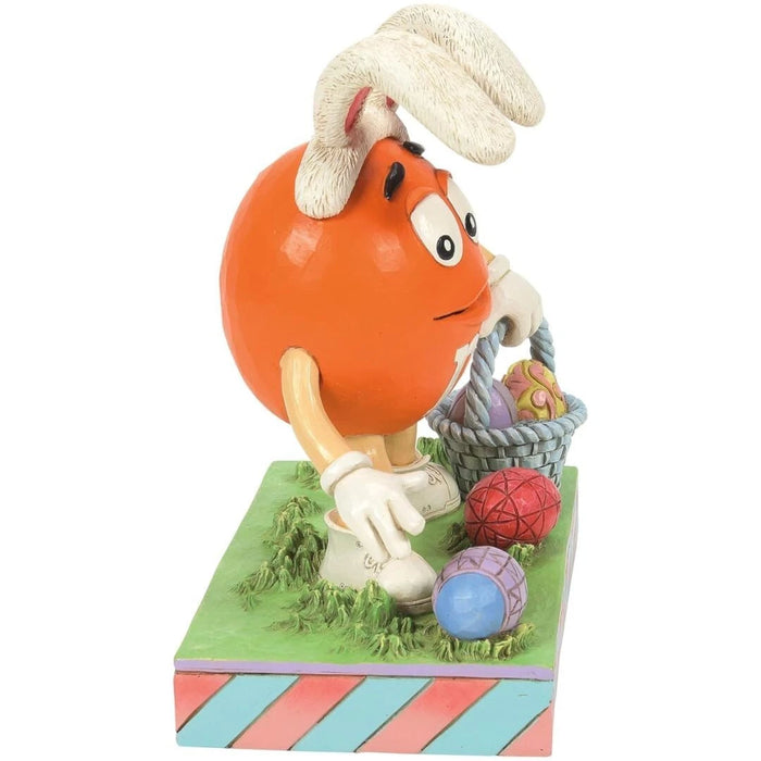 Enesco M&M's by Jim Shore Orange Character Easter Egg Hunt Figurine NEW NIB