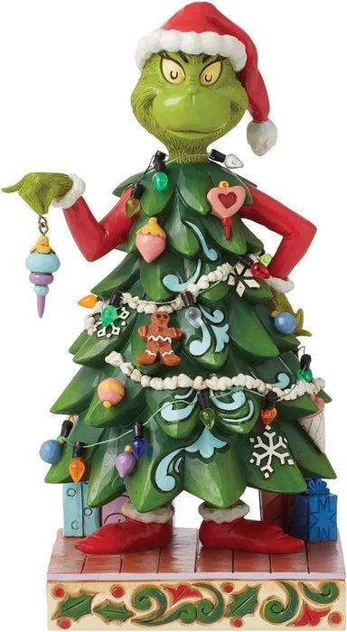 Dr. Seuss Grinch by Jim Shore Grinch Dressed as a Christmas Tree Figurine NIB