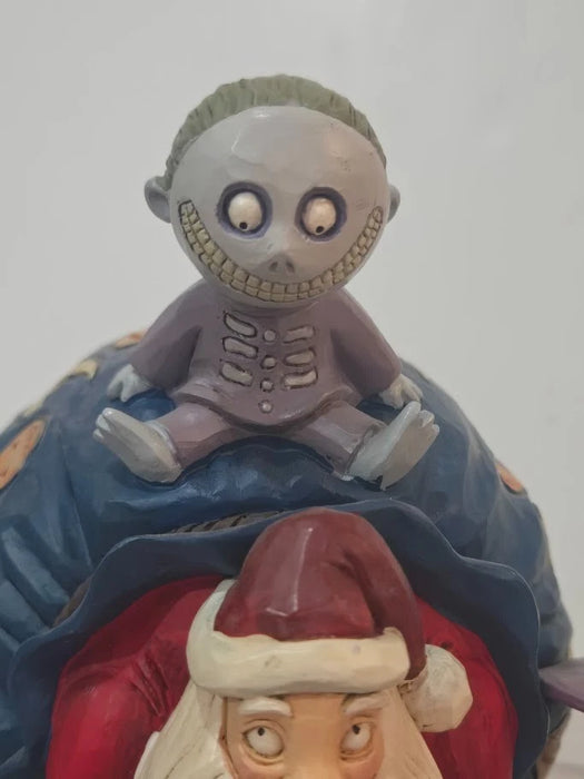 Jim Shore The Nightmare Before Christmas Lock, Shock and Barrel with Santa