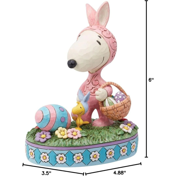Enesco Peanuts by Jim Shore Snoopy and Woodstock Easter Bunnies Figurine, NIB