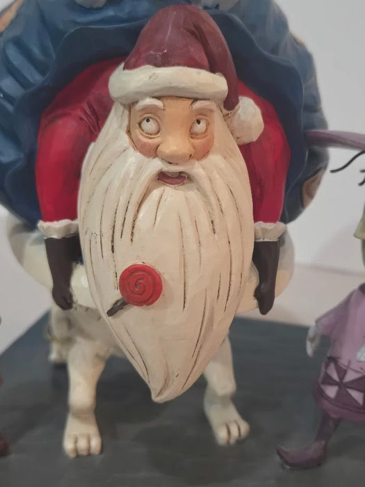 Jim Shore The Nightmare Before Christmas Lock, Shock and Barrel with Santa