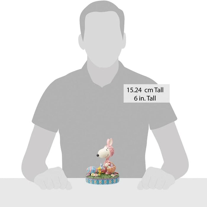 Enesco Peanuts by Jim Shore Snoopy and Woodstock Easter Bunnies Figurine, NIB