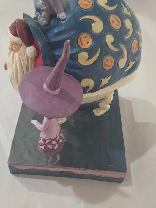 Jim Shore The Nightmare Before Christmas Lock, Shock and Barrel with Santa