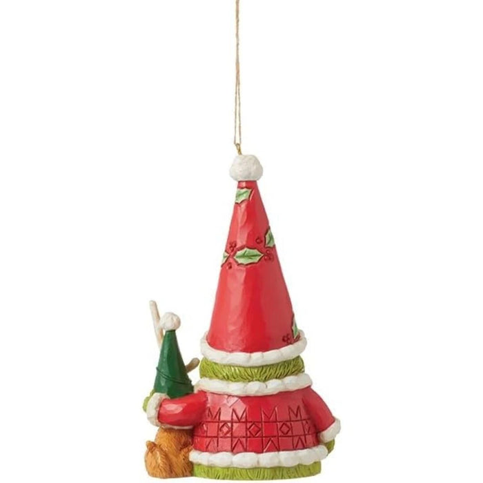 Jim Shore Santa Grinch Gnome with Reindeer Max Hanging Ornament, NIB NEW