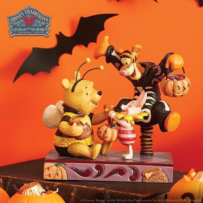 Disney Traditions by Jim Shore Winnie The Pooh and Friends Halloween Figurine