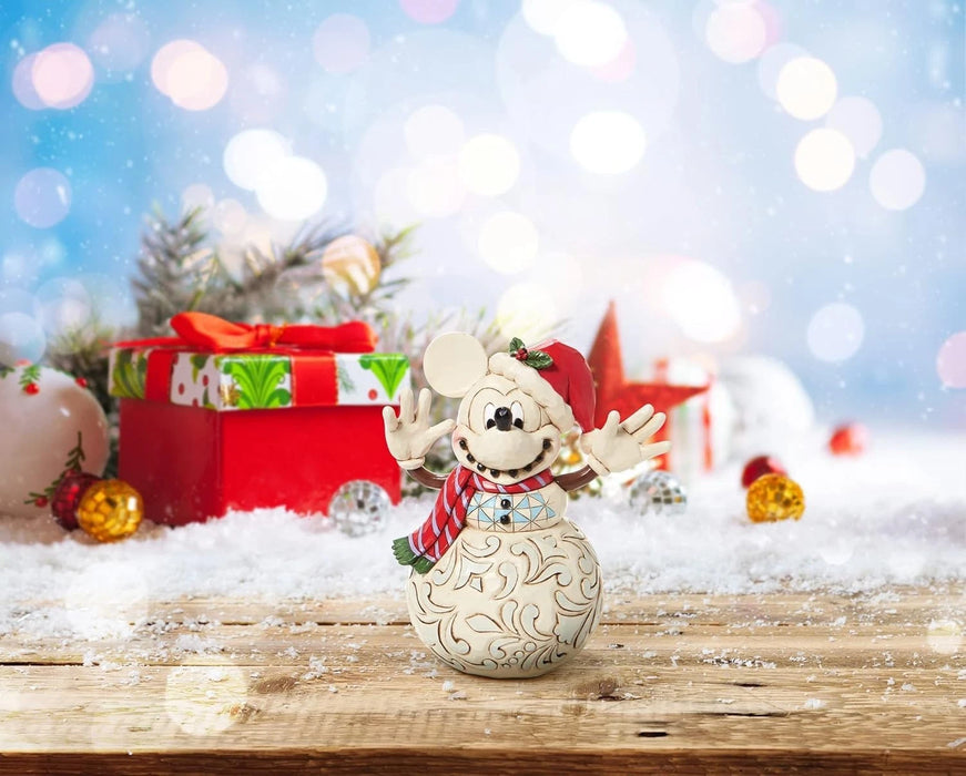 Disney Traditions by Jim Shore Mickey Mouse Snowman Snowy Smiles Figurine