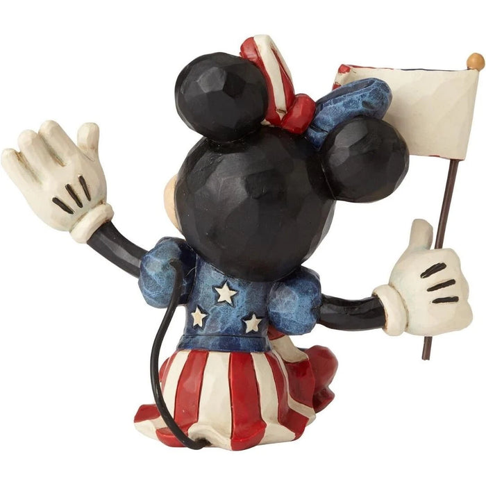 Enesco Disney Traditions by Jim Shore Patriotic Minnie Mouse Miniature Figurine