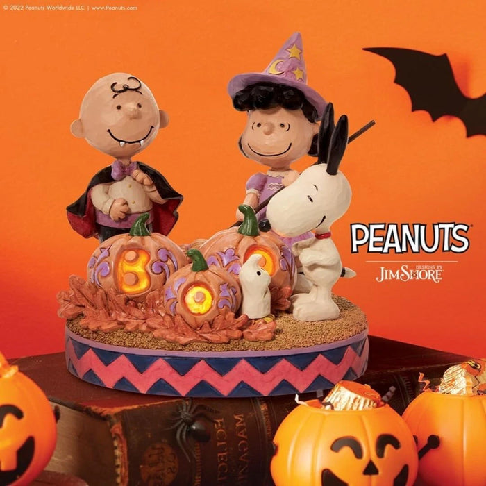 Enesco Peanuts by Jim Shore Peanuts The Gang Dressed for Halloween Figurine, 5.5
