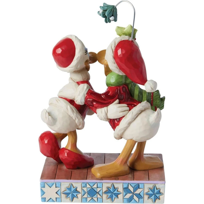 Disney Traditions Collection by Jim Shore Donald and Daisy Duck Mistletoe, NIB