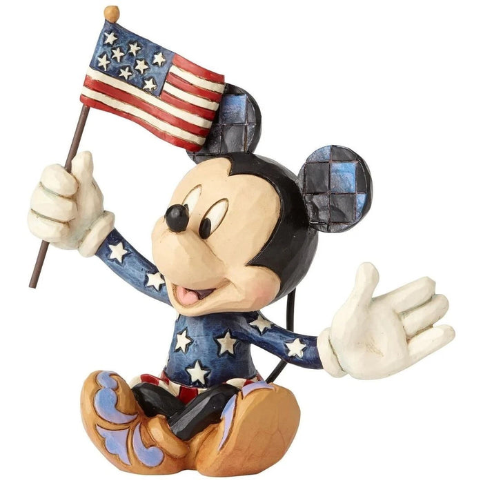 Enesco Disney Traditions by Jim Shore Patriotic Mickey Mouse Miniature Figurine