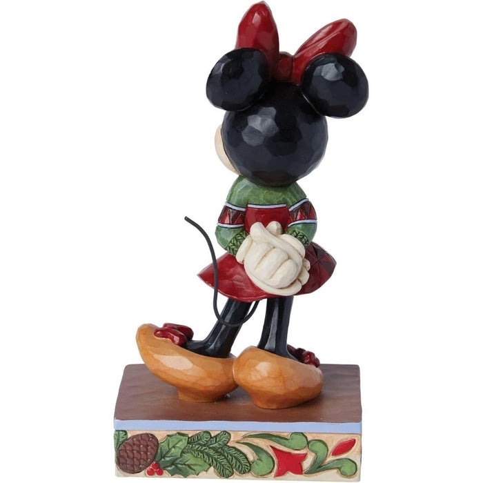 Disney Tradition Collection Jim Shore Minnie Mouse in Christmas Sweater Figurine