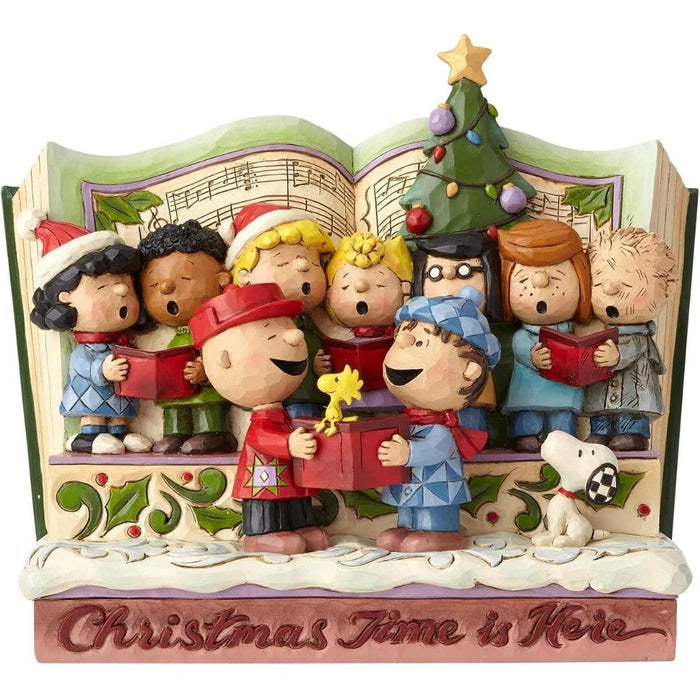 Enesco Jim Shore Peanuts Christmas Storybook Figurine 7.5" Multicolor, NIB NEW