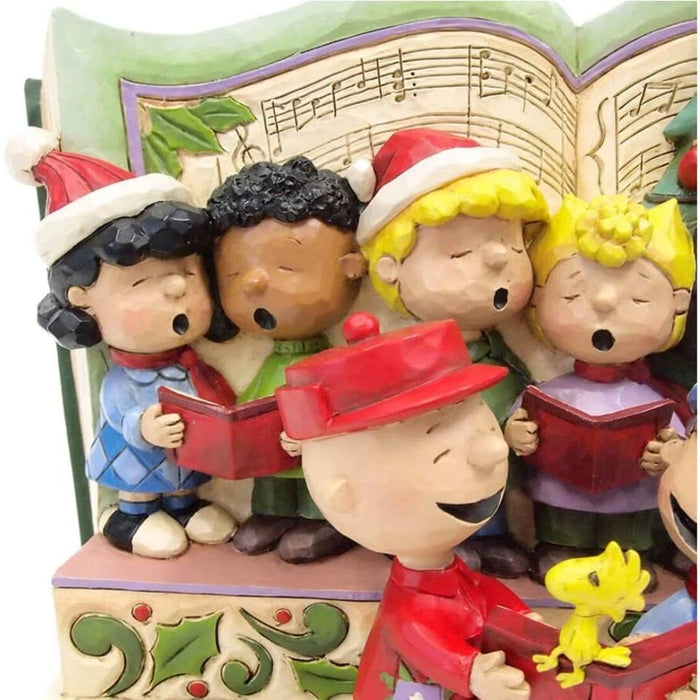 Enesco Jim Shore Peanuts Christmas Storybook Figurine 7.5" Multicolor, NIB NEW
