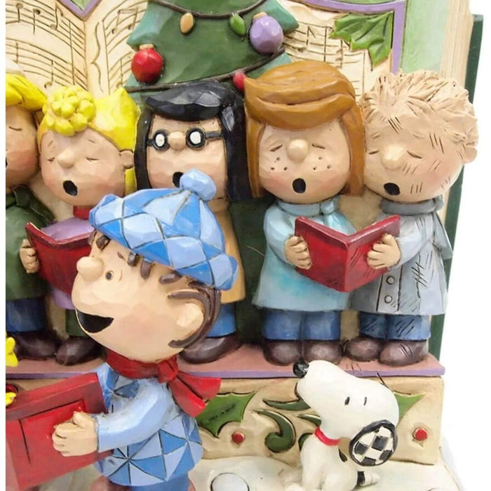 Enesco Jim Shore Peanuts Christmas Storybook Figurine 7.5" Multicolor, NIB NEW