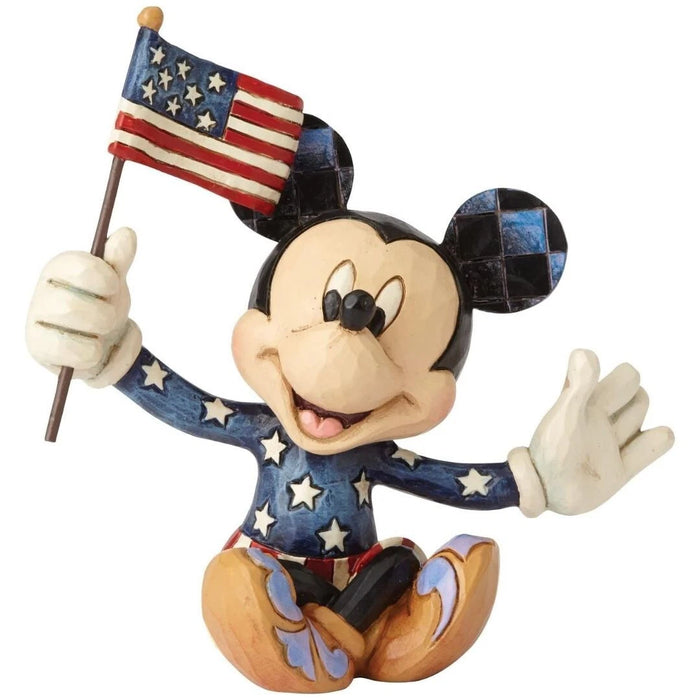 Enesco Disney Traditions by Jim Shore Patriotic Mickey Mouse Miniature Figurine