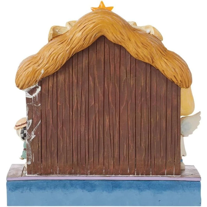 Enesco Peanuts by Jim Shore Christmas Pageant Nativity Scene Lit Figurine, NIB