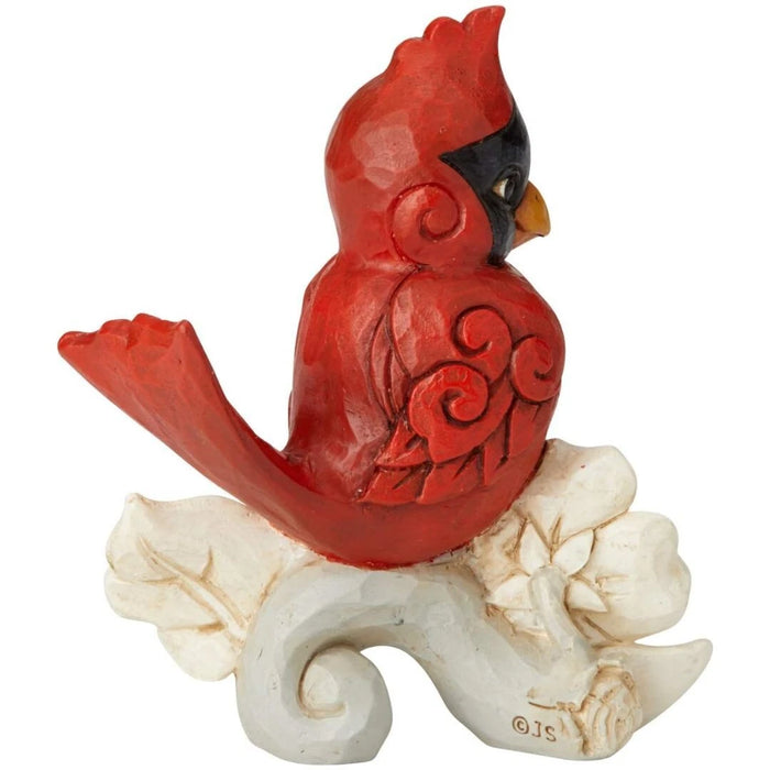 Enesco Jim Shore Heartwood Creek Cardinal Miniature Figurine, NEW NIB