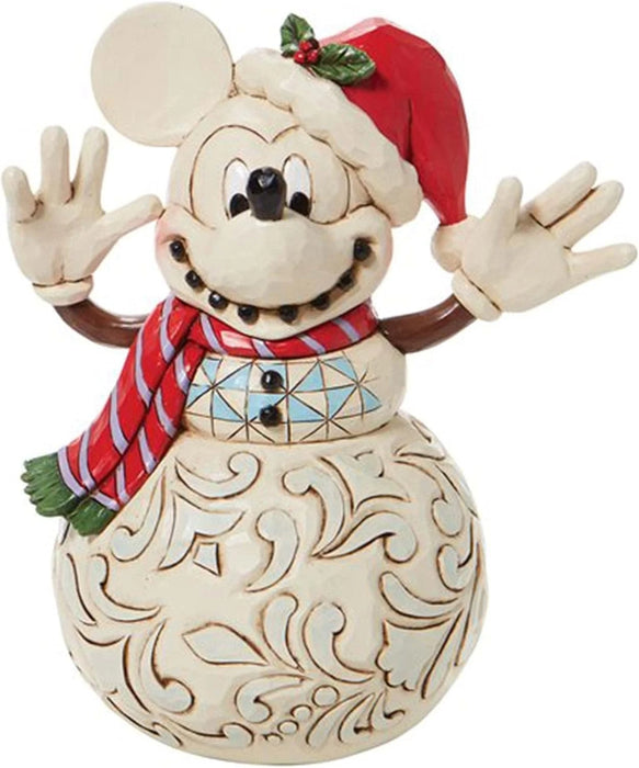 Disney Traditions by Jim Shore Mickey Mouse Snowman Snowy Smiles Figurine