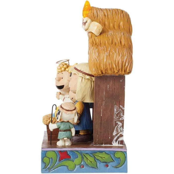 Enesco Peanuts by Jim Shore Christmas Pageant Nativity Scene Lit Figurine, NIB
