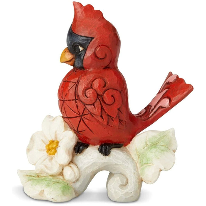 Enesco Jim Shore Heartwood Creek Cardinal Miniature Figurine, NEW NIB