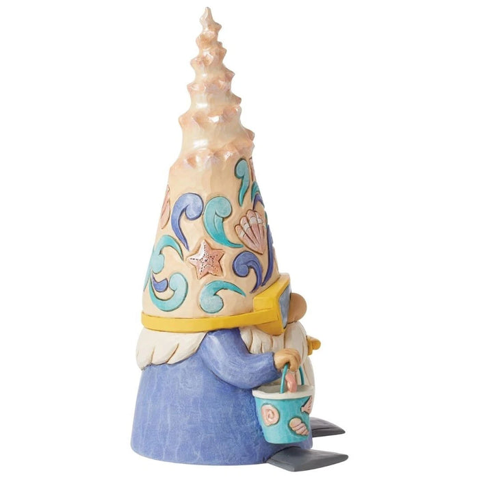 Enesco Jim Shore Heartwood Creek Coastal Snorkel Shell Gnome Figurine