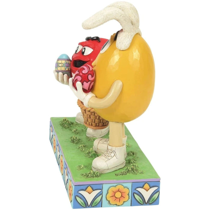 Enesco M&M's by Jim Shore Red and Yellow Characters with Easter Eggs Figurine
